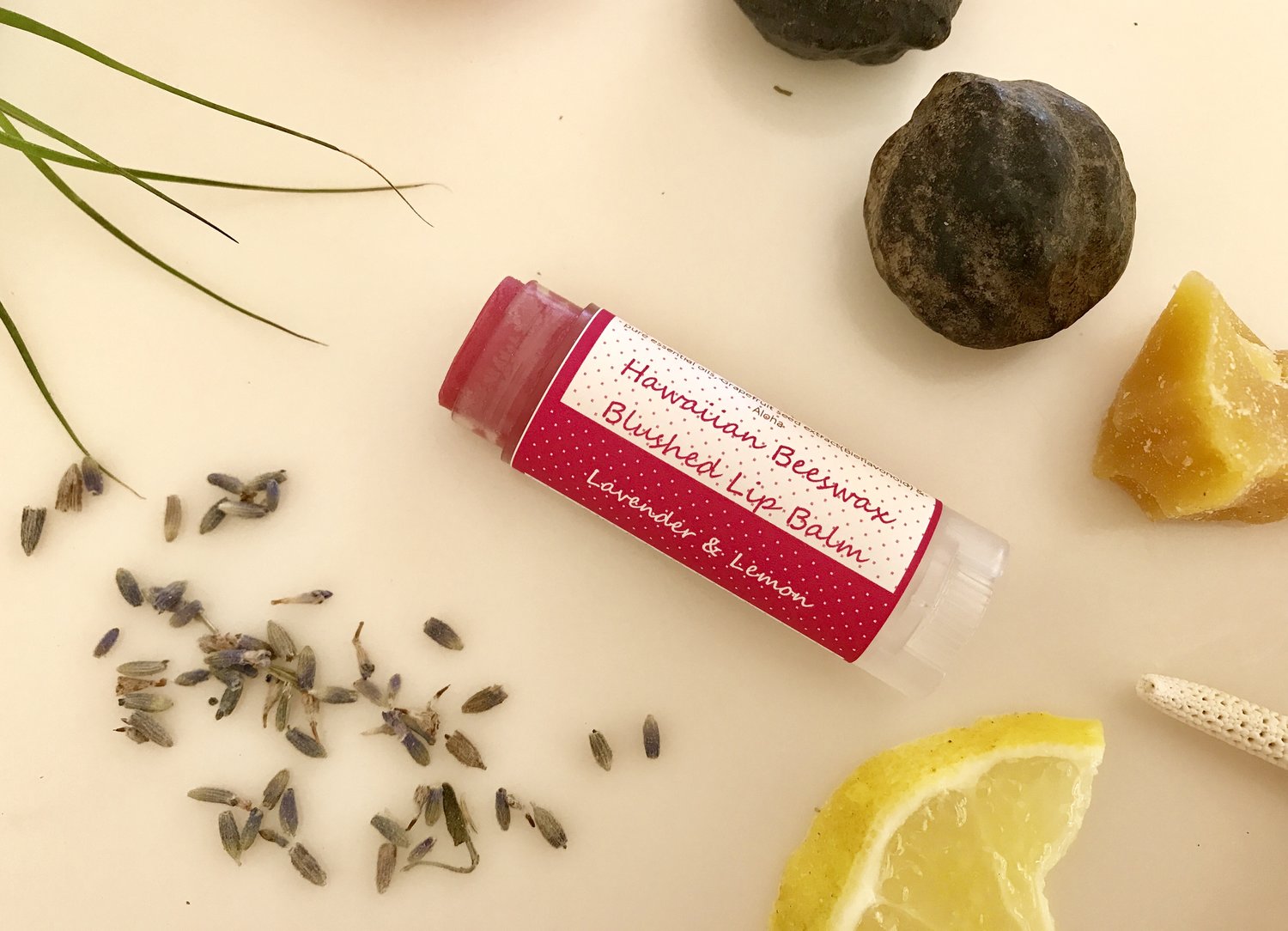 Blushed Lip Balm Lavender & Lemon (Bright Pink) Blushed Lip Balm Lavender & Lemon (Bright Pink)