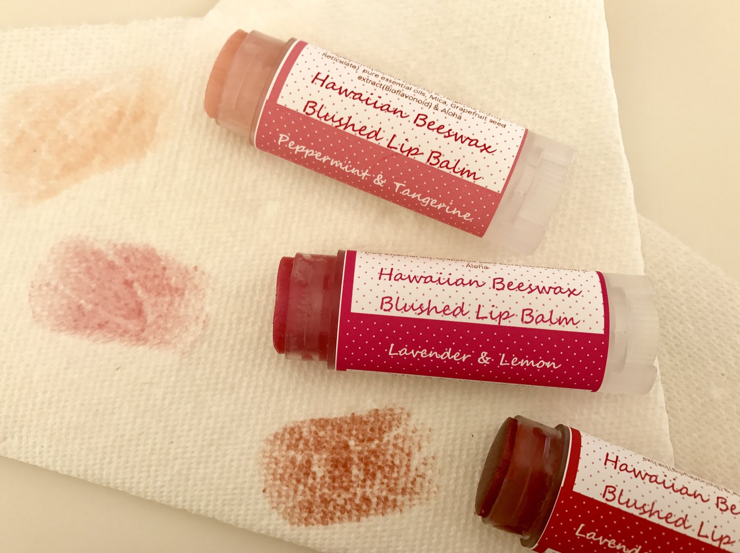 Blushed Lip Balm Lavender & Peppermint (Wine Red) Blushed Lip Balm Lavender & Peppermint (Wine Red)